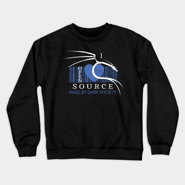 I Love Open Source Crewneck Sweatshirt by BC- One- Shop